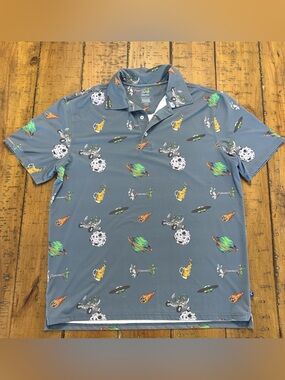 PARDY HARDY SPACEBALLS GOLF POLO L